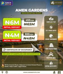 Residential Land For Sale Amen Gardens, Eleko Ibeju-Lekki Lagos