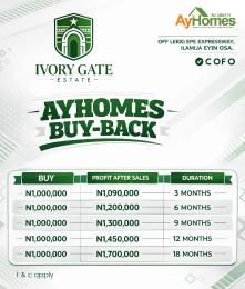 Residential Land For Sale Off Lekki Epe Expressway, Ilamija Eyinso Lagos State. Ibeju-Lekki Lagos