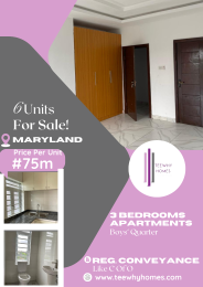 3 bedroom Flat & Apartment For Sale Ikeja Mende Maryland Lagos