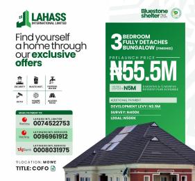 3 bedroom Detached Bungalow For Sale Mowe Ogun area  3 bedroom Detached Bungalow For Sale Mowe Ogun area