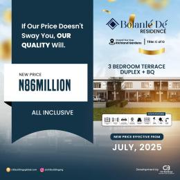 3 bedroom Terraced Duplex For Sale Shapatti, Bogije Ibeju-Lekki Lagos 3 bedroom Terraced Duplex For Sale Shapatti, Bogije Ibeju-Lekki Lagos