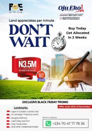 Mixed use Land For Sale Igbogun Ibeju Lekki Lagos Closer To Coaster Express Road La Campaigne Tropicana Ibeju-Lekki Lagos