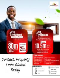 Residential Land For Sale Freshland Estate & Resort Close To Agabra Seaport & Agbara Ind. Estate Agbara (Ogun) Ogun area 