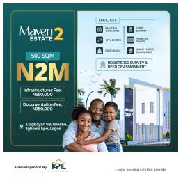 Residential Land For Sale Maven Estate Close To Augustine University At Epe Igbonla. Epe Lagos