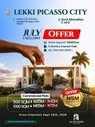 Commercial Land For Sale Lekki Picasso City Labour City Scheme Coastal Road Ibeju Lekki Ibeju-Lekki Lagos