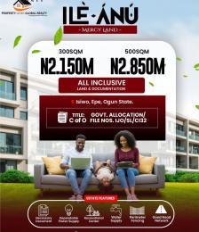 Residential Land For Sale Ile Anu Located At Isiwo Epe With Perimeter Fencing Ogun area 