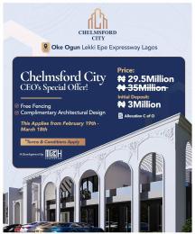 Residential Land For Sale Oke Ogun Lekki Epe Express Way Ajah Lagos Residential Land For Sale Oke Ogun Lekki Epe Express Way Ajah Lagos
