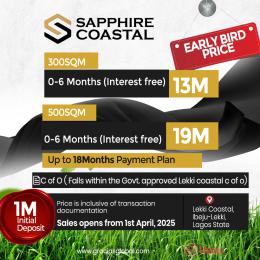 Mixed use Land For Sale Sapphire Coastal Estate, Along The Lagos Calaba Coastal Road, Eleko Ibeju-Lekki Lagos Mixed use Land For Sale Sapphire Coastal Estate, Along The Lagos Calaba Coastal Road, Eleko Ibeju-Lekki Lagos