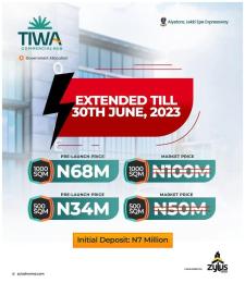 Land For Sale Aiyetoro Ibeju Lekki, Few Minutes To New International Airport, Along Lekki Epe Express Way Lagos Lagos Island 