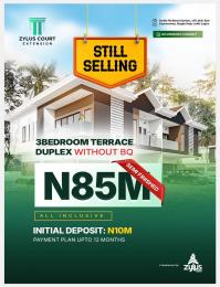 3 bedroom Terraced Duplex For Sale Zylus Court Extension Inside Richland Garden Bogije Off Lekki Epe Expressway Along Lekki Expressway Lagos