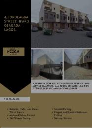 4 bedroom Terrace For Sale Ifako-Gbagada Lagos