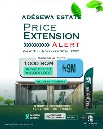 Commercial Land For Sale Adesuwa Estate Along Moniya Iseyin Road Ibadan Moniya Ibadan Oyo Commercial Land For Sale Adesuwa Estate Along Moniya Iseyin Road Ibadan Moniya Ibadan Oyo