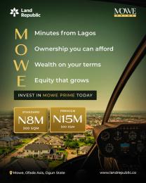 Residential Land For Sale Mowe Prime Estate Mowe Ogun Ogun area 