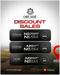 Residential Land For Sale Ori Ade Estate Imodi Ijasi Along Itoikin Ijebu Ode Expressway Ogun State Ogun Ogun area 