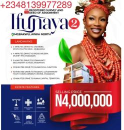 Mixed use Land For Sale Ifunanya Estate, Mgbakwu Awka North Anambra