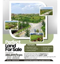 Land For Sale Inside Atlantic Layout Estates/ De Genesis Court 3 Ajah Lekki Gardens Estate Ajah Lagos