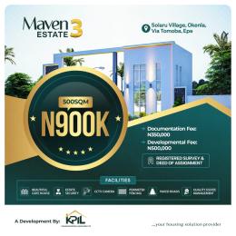 Land For Sale Maven Estate Is Close Yaba Tec Campus And Augustine University Epe Lagos