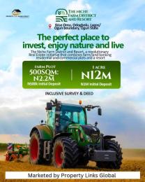 Mixed use Land For Sale Niche Farm District And Resort Ikise Omu Lagos Ogun Boundary Odogbolu Ogun