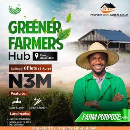 Commercial Land For Sale Greener Farmers Hub Estate Close To Gateway Polytechnic Remo North Ogun