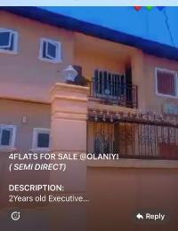 3 bedroom Block Of Flats For Sale New Oko Oba Road Abule Egba Abule Egba Lagos
