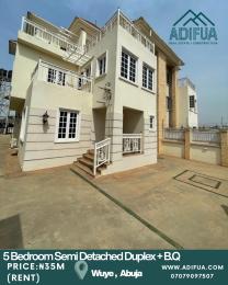 5 bedroom Semi detached Duplex For Rent Adifua Realestate And Construction Wuye Abuja Phase 2 