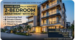 2 bedroom Block Of Flats For Rent By Saka Tinubu Victoria Island Adeola Odeku Victoria Island Lagos