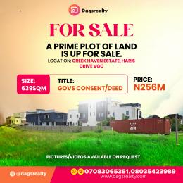 Residential Land For Sale Creek Haven Estate, Harris Drive Victoria Garden City Lekki Lagos