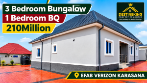 3 bedroom Detached Bungalow For Sale Efabhorizon Estate Karsana Abuja Phase 3 
