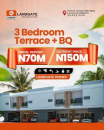 3 bedroom Terrace For Sale Land Gate Homes Estate Hitech Road Behind Lagos Business School Lekki Scheme 2 Ajah Lagos