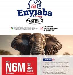Mixed use Land For Sale Enyiaba Estate Phase 2, Obingwa Obi Nwa Abia