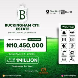Residential Land For Sale Buckingham Citi Estate, Alaro City Epe Lagos
