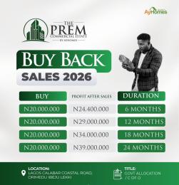 Commercial Land For Sale Lagos Calabar Coastal Road, Orimedu, Ibeju Lekki Ibeju-Lekki Lagos