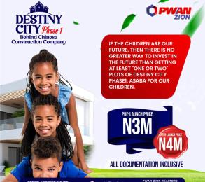 Residential Land For Sale Destiny City Estate Phase, Ibusa Oshimili North Delta Residential Land For Sale Destiny City Estate Phase, Ibusa Oshimili North Delta