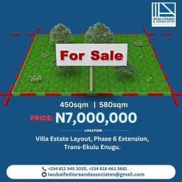 Land For Sale Villa Estate, Layout, Trans Ekulu Enugu Enugu Suburb Enugu Area 