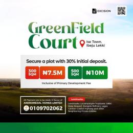 Residential Land For Sale Greenfield Court Estate Located At Ise Town Ibeju-Lekki Lagos Residential Land For Sale Greenfield Court Estate Located At Ise Town Ibeju-Lekki Lagos