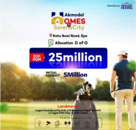 Residential Land For Sale Akmodel Homes In Serenity City Ketu /editing Road Epe Lagos