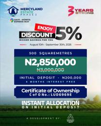 Residential Land For Sale Mercyland Estate Phase 2 Ijaiye Moniya Expressway Ibadan Oyo