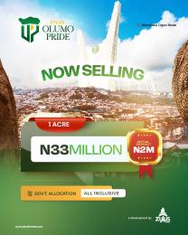 Residential Land For Sale Zylus Olumo Pride Estate Abeokuta Ogun State Abeokuta Ogun