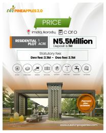 Residential Land For Sale The Pinapples 2.0 Estate Imota,ikorodu,ogun State Ogun area 