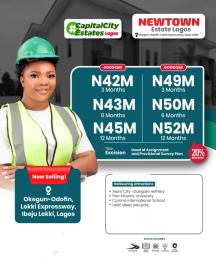 Residential Land For Sale Newtown Estate Okogun Odofin Close To Pan Atlantic University Ikegun Ibeju-Lekki Lagos