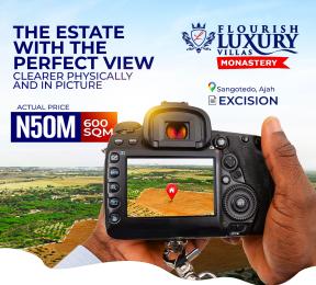 Residential Land For Sale Flourish Luxury City Estate, Monastry Sangotedo Ajah Lagos