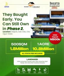Mixed use Land For Sale Isura Residential Phase2 Close To Canaanland And Atan Market With Crawford University Ado Odo/Ota Ogun