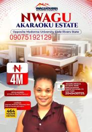 Land For Sale Elele Opposite Madonna University Etche Rivers 