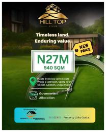 Mixed use Land For Sale Hilltop Villa Estate Sharing Fence With The Popular Riverview Lolite Estate Close To St Paul's Catholic Church And Enugu State University Teaching Hospital Esuth Enugu Suburb Enugu Area 