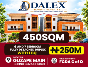 6 bedroom Residential Land For Sale Guzape Abuja Phase 1 