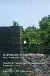 Residential Land For Sale Harmony Estate, Adams Street, Oke Ira Bustop Ibeju-Lekki Lagos