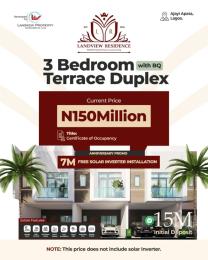 3 bedroom Terrace For Sale Majek Sangotedo Lagos