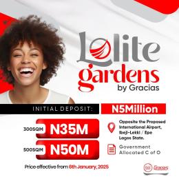 Residential Land For Sale Gracias Lolite Gardens Aiyetoro Scheme Opposite Lekki Int'l Airport Ibeju Lekki Lagos Eleko Ibeju-Lekki Lagos Residential Land For Sale Gracias Lolite Gardens Aiyetoro Scheme Opposite Lekki Int'l Airport Ibeju Lekki Lagos Eleko Ibeju-Lekki Lagos
