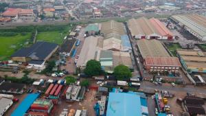 Factory For Sale Total Land Area: 16,570 Sqm * Existing Warehouse Space: 9,453.19 Sqm * Open/unused Space: 6,951.11 Sqm * Additional Administrative Block: 437sqm Ikeja  Lagos