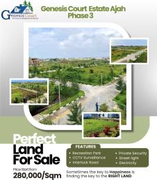 Residential Land For Sale Genesis Court 3 Pepperoni Bus Befoe Lagos Business School Abraham Adesanya Ajah Lagos